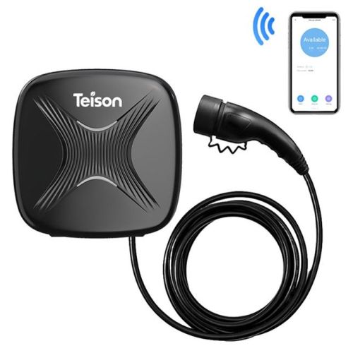 1-TEISON Smart Wallbox Typ 2 7.4kw Wi-Fi Laddstation